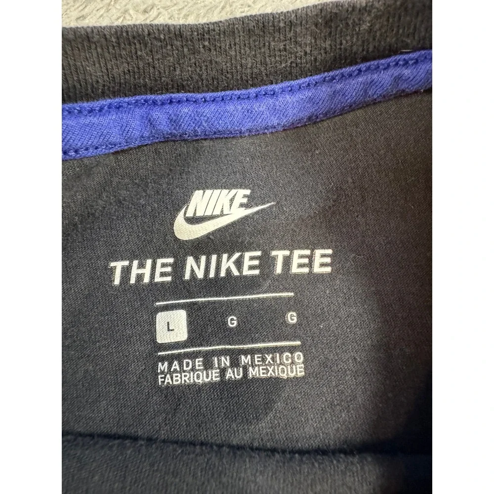 Nike Boys The Nike Tee T-Shirt Large Black Speech Bubble Graphic Cotton